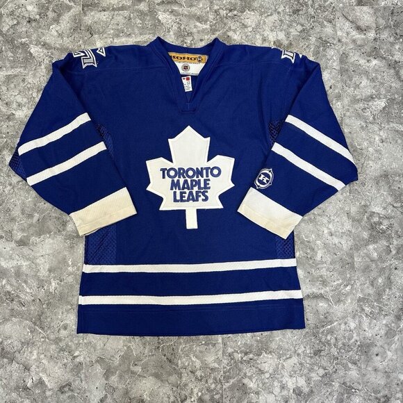 Y2K Toronto Maple Leafs NHL Hockey Jersey Size Youth L / XL Koho Air-Knit - Picture 1 of 6